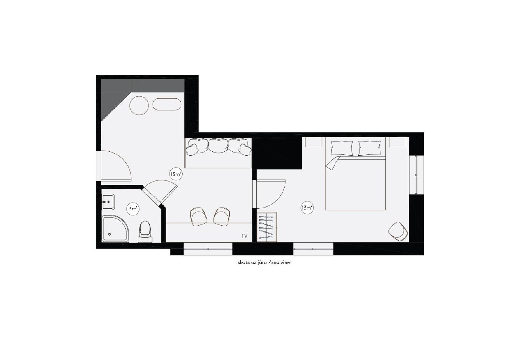 Hotel Laucu Akmens Skulte  Habitación foto