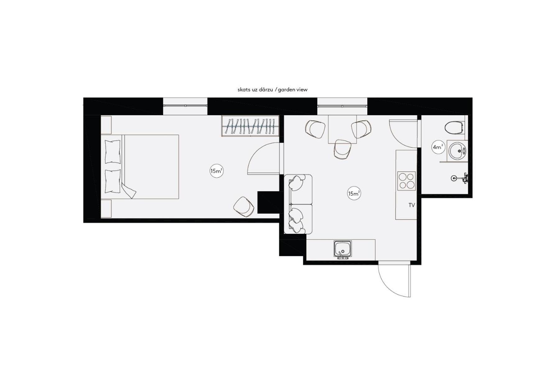 Hotel Laucu Akmens Skulte  Habitación foto
